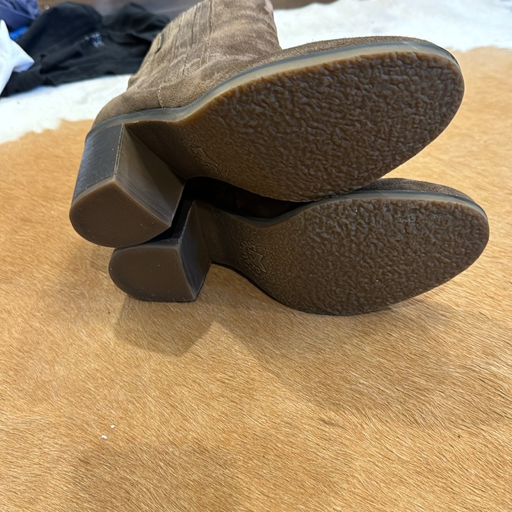 Mephisto sz6 brown/gray ankle booties - Picture 5 of 8